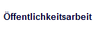 �ffentlichkeitsarbeit